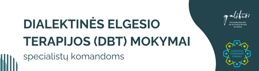 DBT mokymai