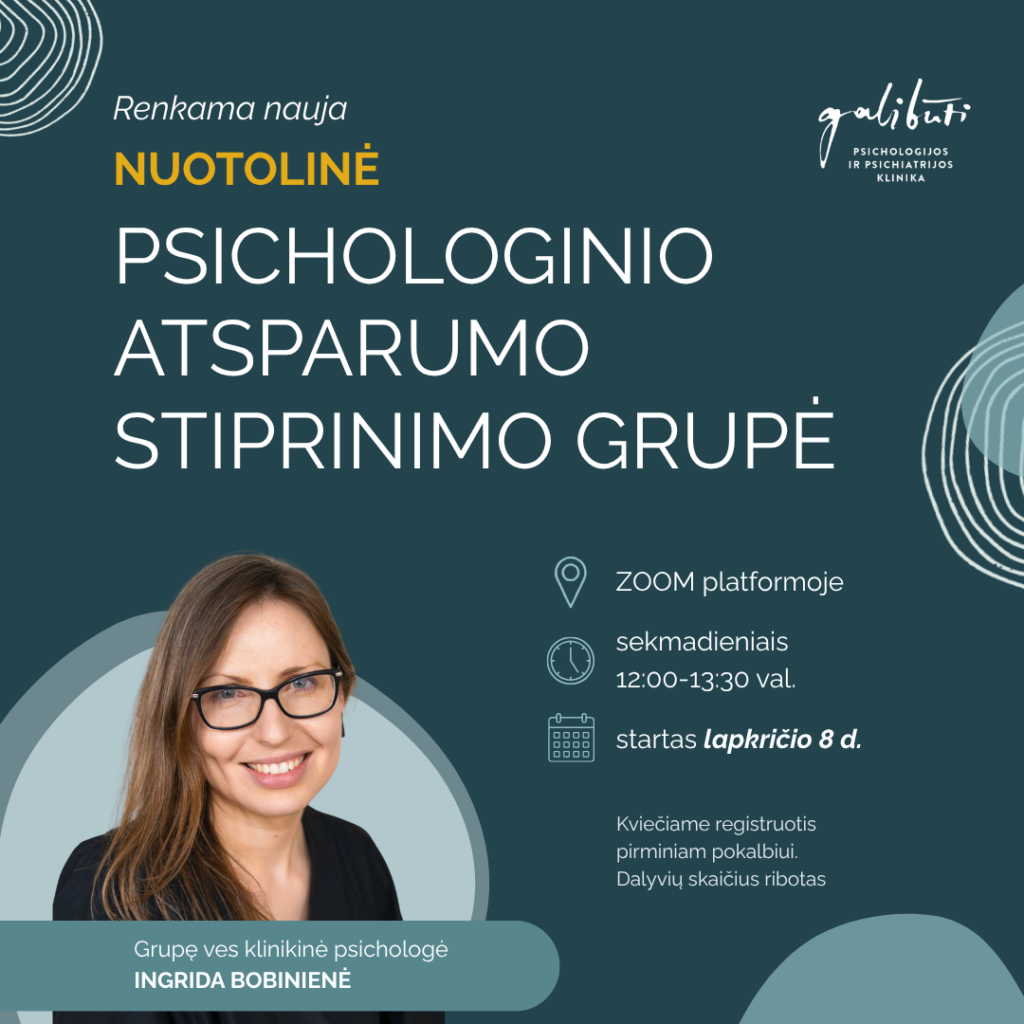 Psichologinio atsparumo stiprinimo grupė